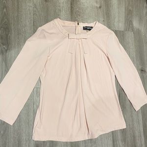 Karl Lagerfeld Paris Rose Bow Blouse S